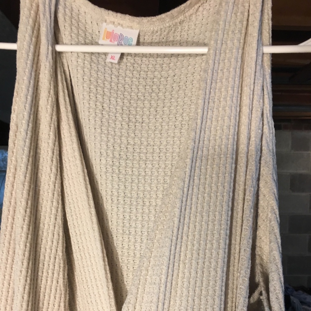 Cream waffle knit joy from Lularoe